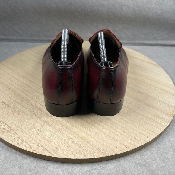 3DM Lifestyle Venetian Loafers Oxblood & Black Patina Finish Size US 7 Men’s - Picture 4 of 10